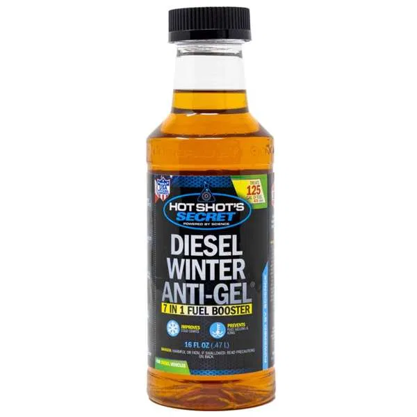 P403316Z – HOT SHOTS Fuel Additive, Fuel Line Antifreeze For Diesel Treats Up To 125 Gallons 16 Ounce Bottle Single B...